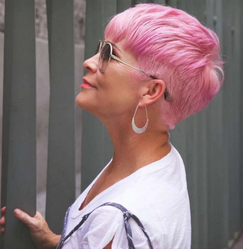 Bold and Beautiful: The Pink Buzz Cut