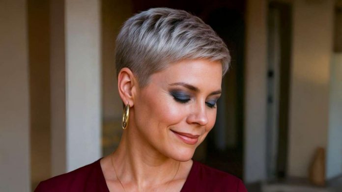 Chic and Confident: 360° Platinum Pixie Haircuts for Modern Women