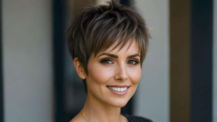 Sophisticated Textured Pixie Cuts from Every Angle